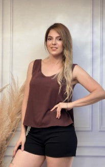 Sabrina | Musculosa (Lino Spandex)